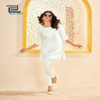Blue Hills Amelia Vol-5 Wholesale 14kg Reyon Lucknowi Work Short Tops