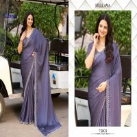 Sethnic Stellara Wholesale Satin Chiffon Party Wear Indian Sarees
