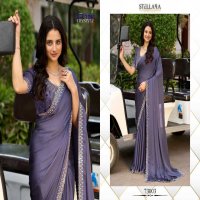 Sethnic Stellara Wholesale Satin Chiffon Party Wear Indian Sarees