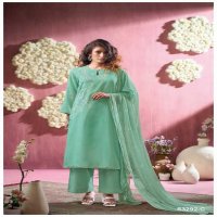 Ganga Blaire S3292 Wholesale Pure Mal Printed With Hand Work Salwar Suits
