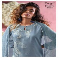 Ganga Blaire S3292 Wholesale Pure Mal Printed With Hand Work Salwar Suits