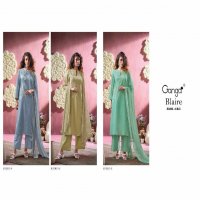 Ganga Blaire S3292 Wholesale Pure Mal Printed With Hand Work Salwar Suits
