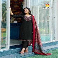 Yashika Shanaya Wholesale Patch Work And Daman Work Dress Material