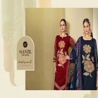 Belliza Manzil Wholesale Pure Viscose Reyon With Handwork Dress Material