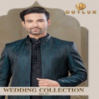 Outluk Wedding Collection Vol-37 Wholesale Mens Jacket With Kurta With Pant
