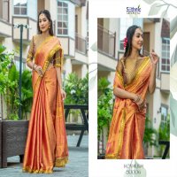 sethnic lifestyle royalika borcade silk attractive look saree online