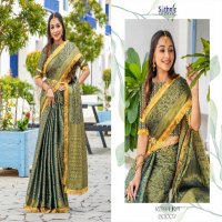 sethnic lifestyle royalika borcade silk attractive look saree online