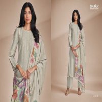 Omtex Hidayat Wholesale Pure Linen Jacquard With Work Salwar Suits