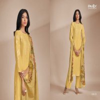 Omtex Hidayat Wholesale Pure Linen Jacquard With Work Salwar Suits