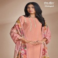 Omtex Hidayat Wholesale Pure Linen Jacquard With Work Salwar Suits