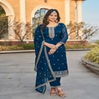 Aanchi Spirit Wholesale 3 Piece Set Straight Concept Readymade Suits