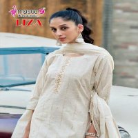 Mystic 9 Liza Vol-2 Wholesale Cotton Handloom Straight Cut Tops With Pant And Dupatta