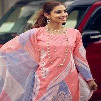 PRM Safina Wholesale Pure Lawn Cotton With Hend Work Salwar Suits