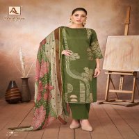 Alok Black Stone Vol-3 Wholesale Pure Zam With Exclusive Hand Work Dress Material
