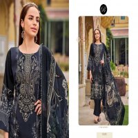 Belliza Gazal Wholesale Pure Crepe With Self Embroidery Dress Material