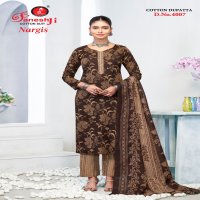 Ganeshji Nargis Vol-4 Wholesale Pure Cotton Printed Dress Material
