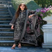 magic by kilory trends linen pretty look pakistani 3pcs dress