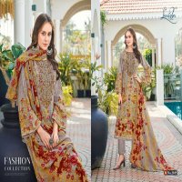 Levisha Naira Nx Vol-14 Wholesale Cambric Cotton With Self Embroidery Dress Material