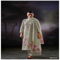 Ganga Olynka S3410 Wholesale Cotton Dobby With Hand Work Salwar Suits