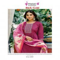 Mystic 9 Rich Gold Vol-4 Wholesale Readymade Three Piece Salwar Suits