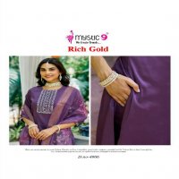Mystic 9 Rich Gold Vol-4 Wholesale Readymade Three Piece Salwar Suits