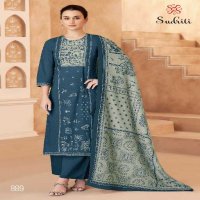 Sudriti Trible Thread Wholesale Pure Cotton Lawn With Hand Work Salwar Suits