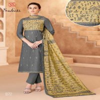 Sudriti Trible Thread Wholesale Pure Cotton Lawn With Hand Work Salwar Suits