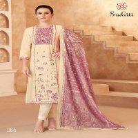 Sudriti Trible Thread Wholesale Pure Cotton Lawn With Hand Work Salwar Suits