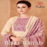 Sudriti Trible Thread Wholesale Pure Cotton Lawn With Hand Work Salwar Suits
