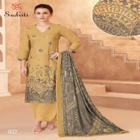 Sudriti Trible Thread Wholesale Pure Cotton Lawn With Hand Work Salwar Suits