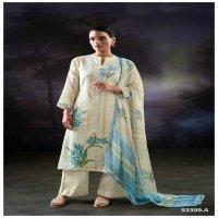 Ganga Kasiah S3399 Wholesale Cotton Dobby With Embroidery Salwar Suits