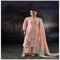 Ganga Kasiah S3399 Wholesale Cotton Dobby With Embroidery Salwar Suits