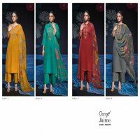 Ganga Jaime S3241 Wholesale Cotton Satin With Embroidery Salwar Suits