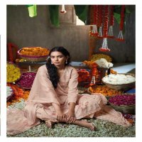 Ganga Papillon Wholesale Cotton Linen With Hand Embroidery Salwar Suits