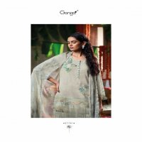 Ganga Papillon Wholesale Cotton Linen With Hand Embroidery Salwar Suits