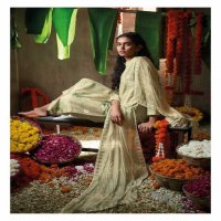 Ganga Papillon Wholesale Cotton Linen With Hand Embroidery Salwar Suits