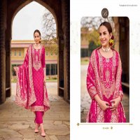 Belliza Pankhuri Wholesale Pure Viscose Dola Silk With Swaroski Work Dress Material