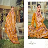 Riaz Arts Qurbat Wholesale Pure Karachi Lawn With Work Dress Material