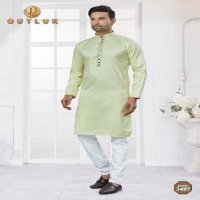 Outluk Wedding Collection Vol-34 Wholesale Kurta Pajama Collection Series Embroidery Kurta with Polo Pant