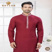 Outluk Wedding Collection Vol-34 Wholesale Kurta Pajama Collection Series Embroidery Kurta with Polo Pant