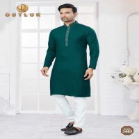 Outluk Wedding Collection Vol-34 Wholesale Kurta Pajama Collection Series Embroidery Kurta with Polo Pant