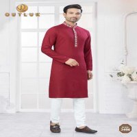 Outluk Wedding Collection Vol-34 Wholesale Kurta Pajama Collection Series Embroidery Kurta with Polo Pant
