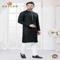 Outluk Wedding Collection Vol-34 Wholesale Kurta Pajama Collection Series Embroidery Kurta with Polo Pant