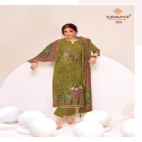 suryajyoti prabha vol 3 modal discharge print casual dress material