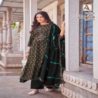 zarina vol 9 by alok viscose rayon hit design pakistani salwar suit