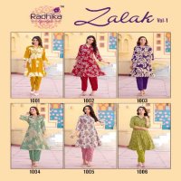 radhika lifestyle zalak vol 1 rayon readymade big size co-ord sets