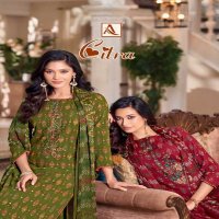 Alok Citra Wholesale Viscose Reyon With Embroidery Work Dress Material
