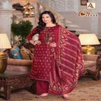 Alok Citra Wholesale Viscose Reyon With Embroidery Work Dress Material