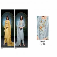 Ganga Nithi S3288 Wholesale Pure Bemberg Silk With Work Salwar Suits