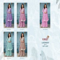 VAMIKA LAKHNAVI VOL 3 HIT LIST BEAUTIFUL WORK PLAZO STYLE SALWAR KAMEEZ